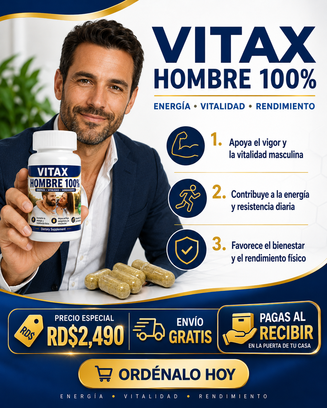 VITAX HOMBRE 100%