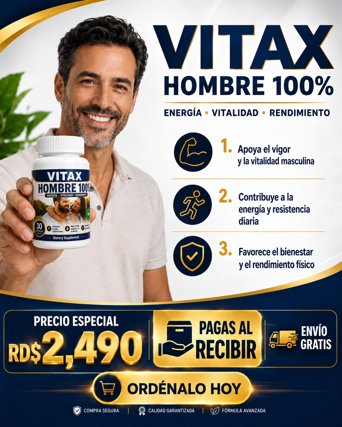 VITAX HOMBRE 100%